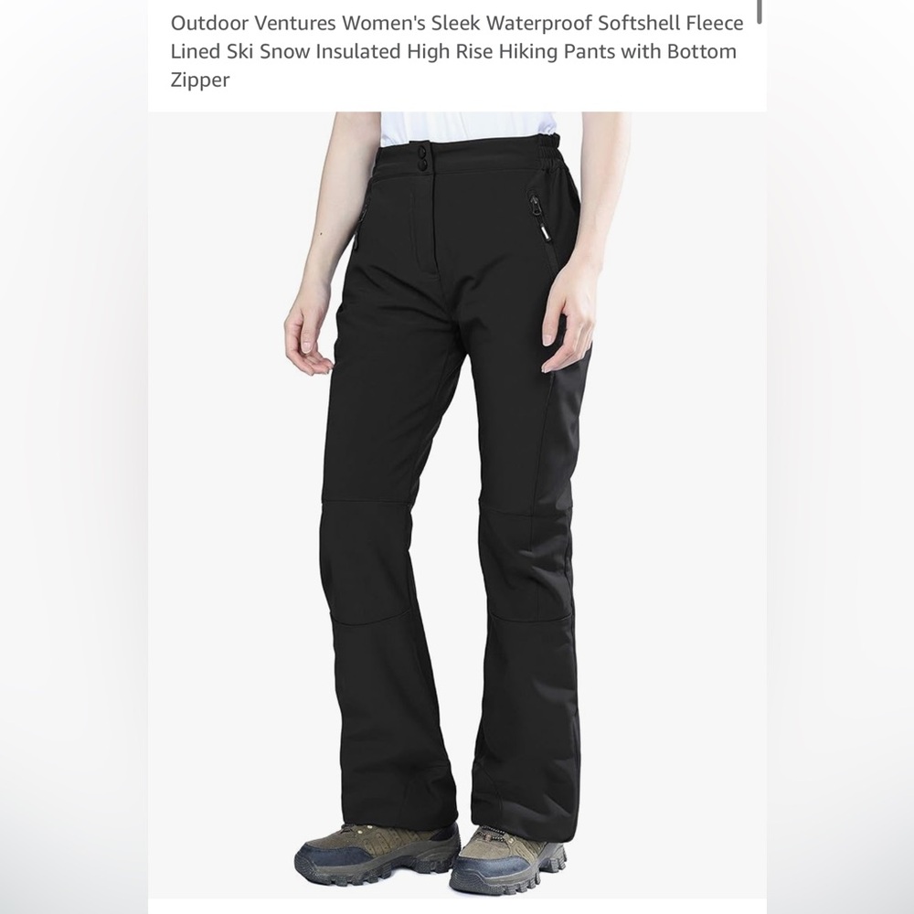 Outdoor venture water proof fleece pants